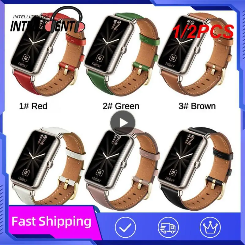 

1/2 шт., кожаный ремешок для наручных часов