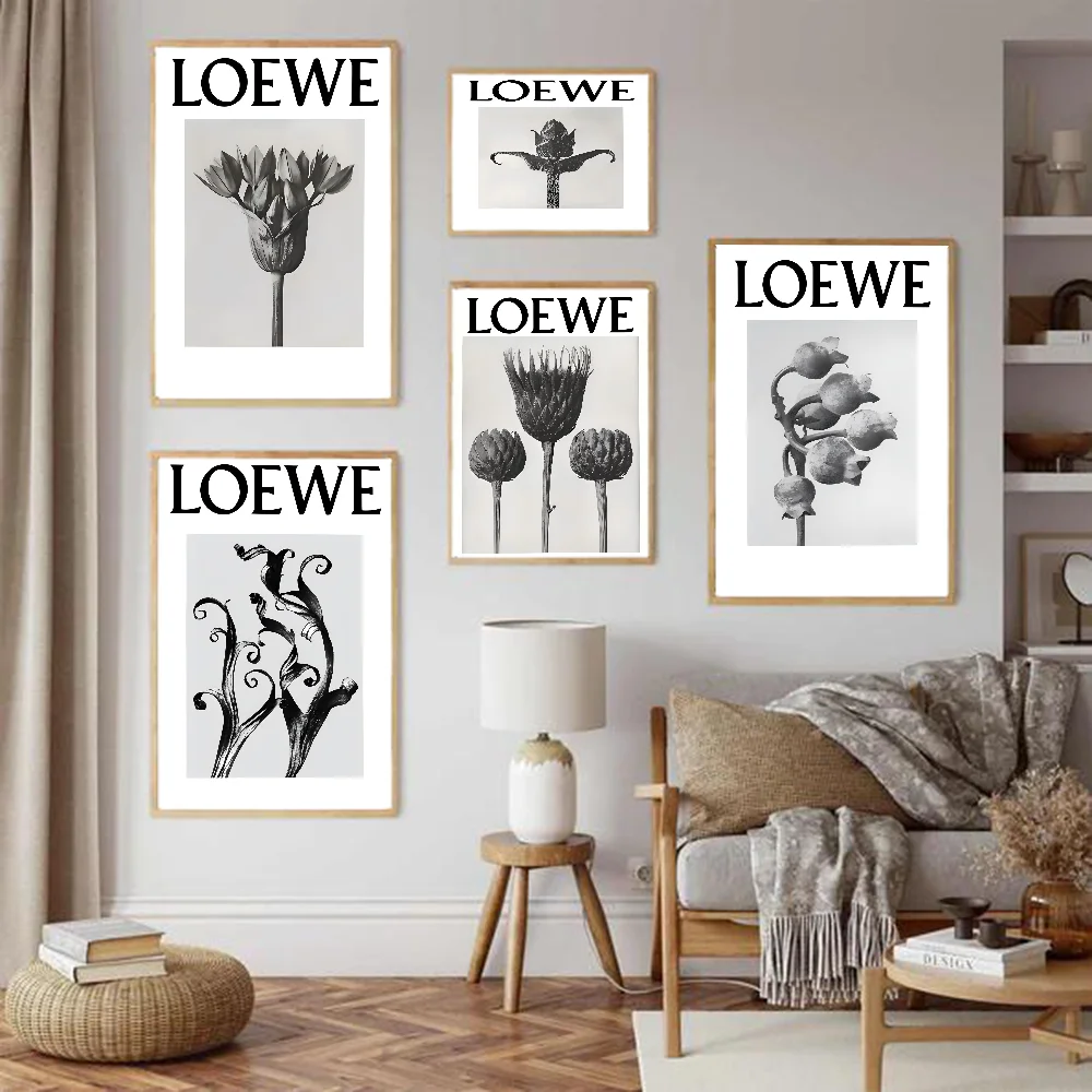 LOEWE Campaigns Vintage Posters Sticky Room Home Bar Cafe Decor Kawaii