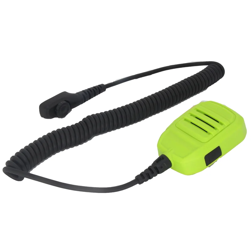 Зеленый ручной микрофон PTT дляHytera HYT PD700 PD700G PD780 PD780G Walkie Talkie