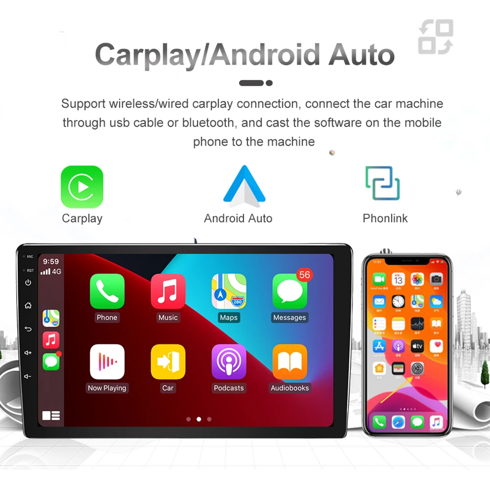 JIULUNET для Toyota Land Cruiser Prado 150 2017 - 2018 Carplay Ai Voice автомобильное радио мультимедийный