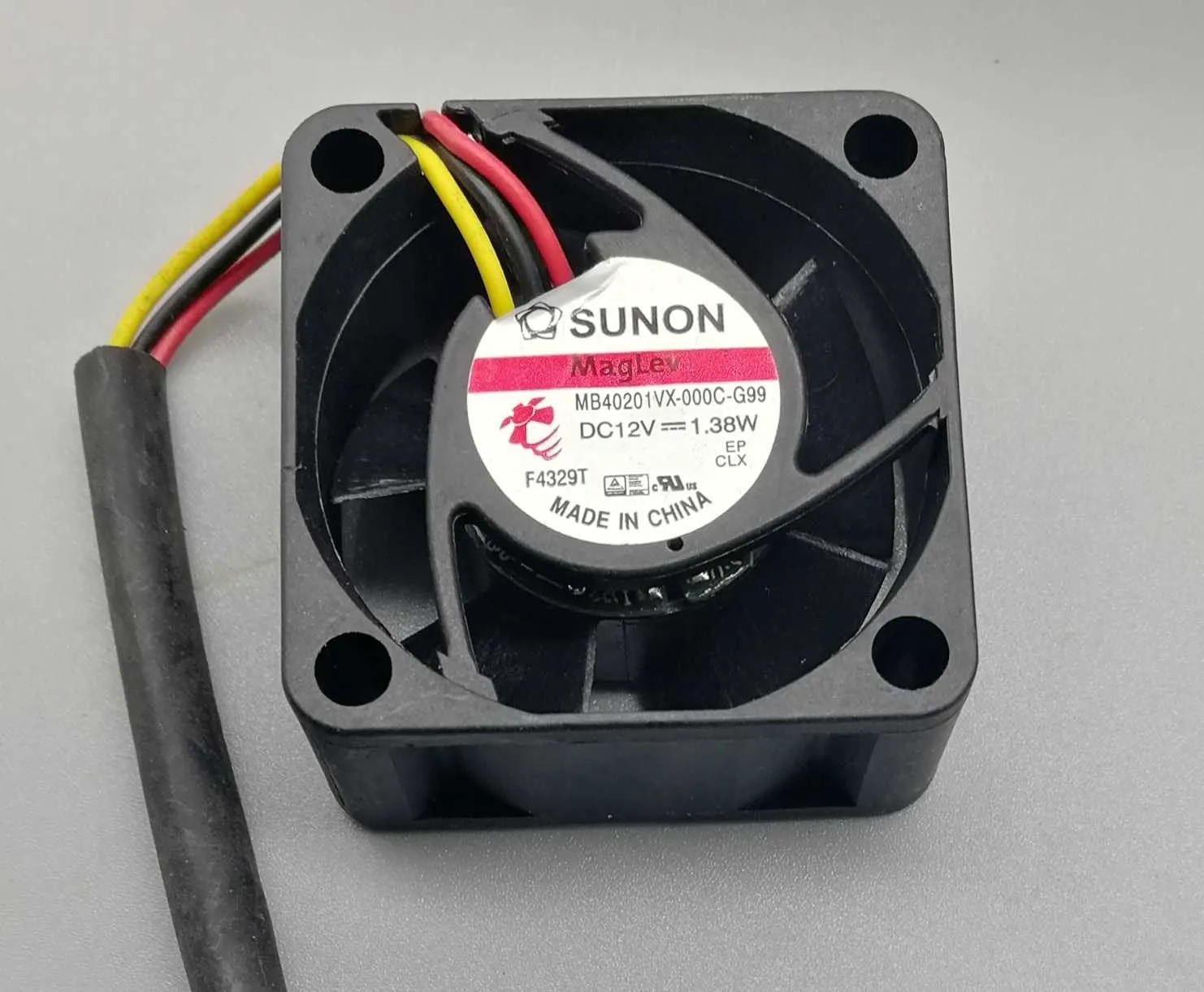 MB40201VX-000C-A99 для SUNON 4020 40 мм 4 см 12 В 1,38 Вт осевой охлаждающий вентилятор