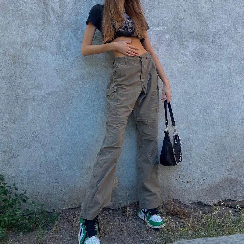 

Новинка 2022 года, ретро комбинезон, уличная одежда в стиле хип-хоп, прямые джинсовые брюки-карго с широкими штанинами, повседневные мешковаты...