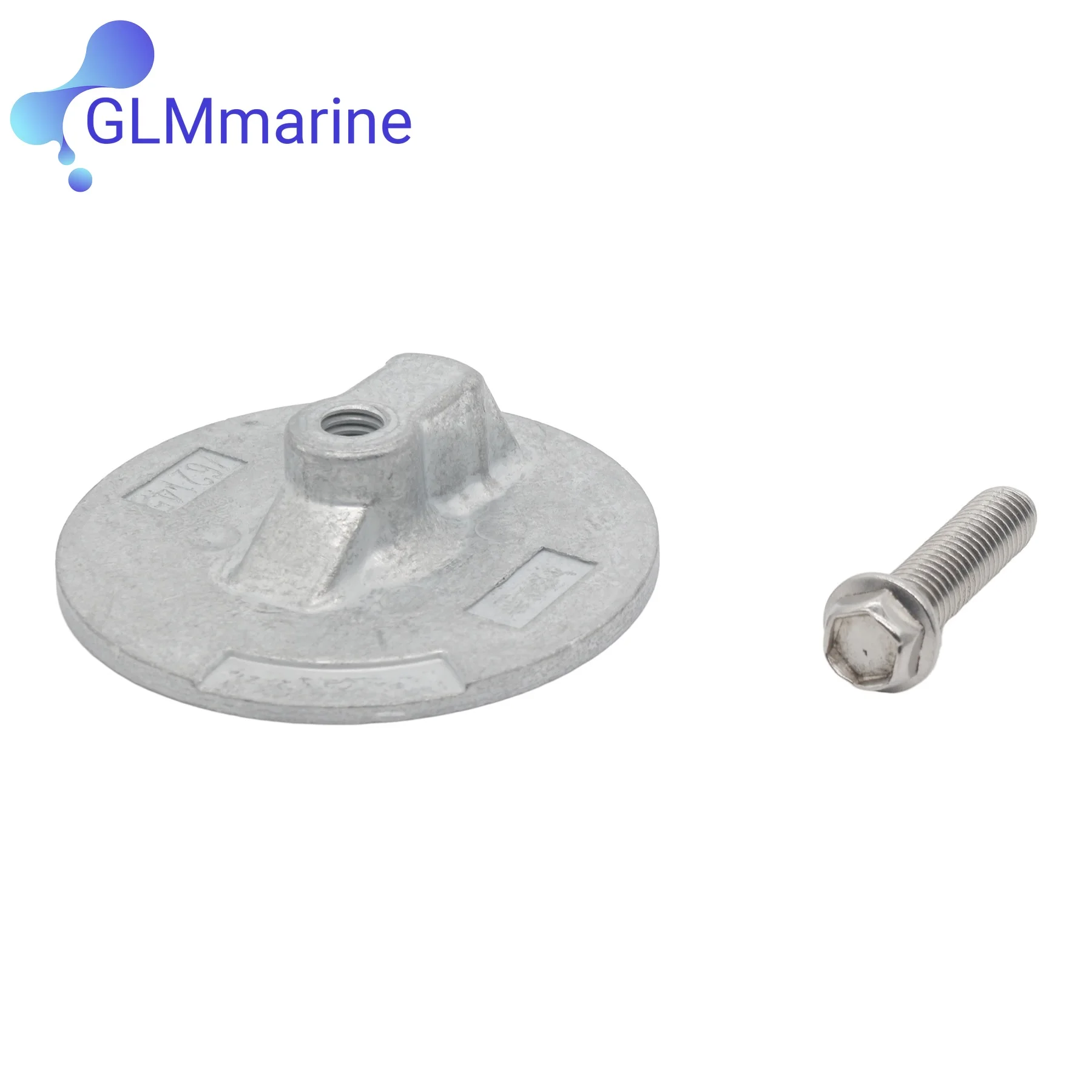 Алюминиевая анодная пластина из цинка с крепежным болтом 76214Q5 для Mercury MerCruiser Alpha 1