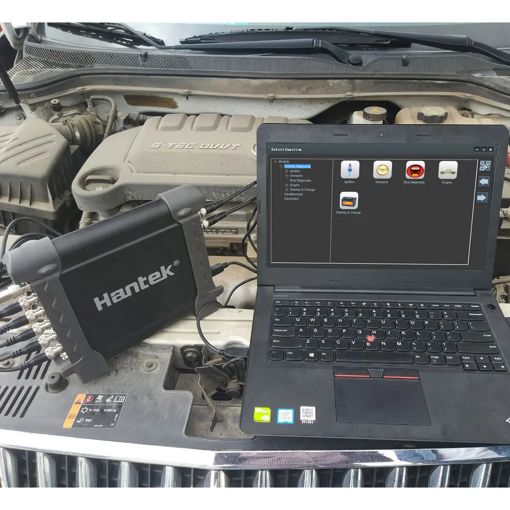 Hantek 1008B USB 8CH осциллограф 80 тип автомобильной диагностики функции