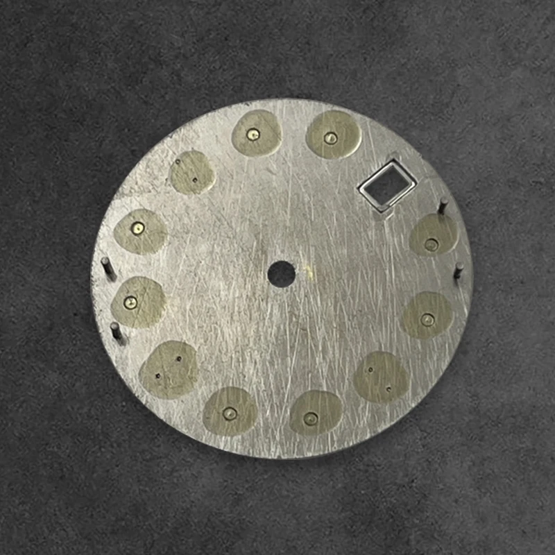 28.5mm S Logo Meteorite Watch Dial SKX007 Diving C3 Green Glow Suitable For NH35 Movement Watch Accessories