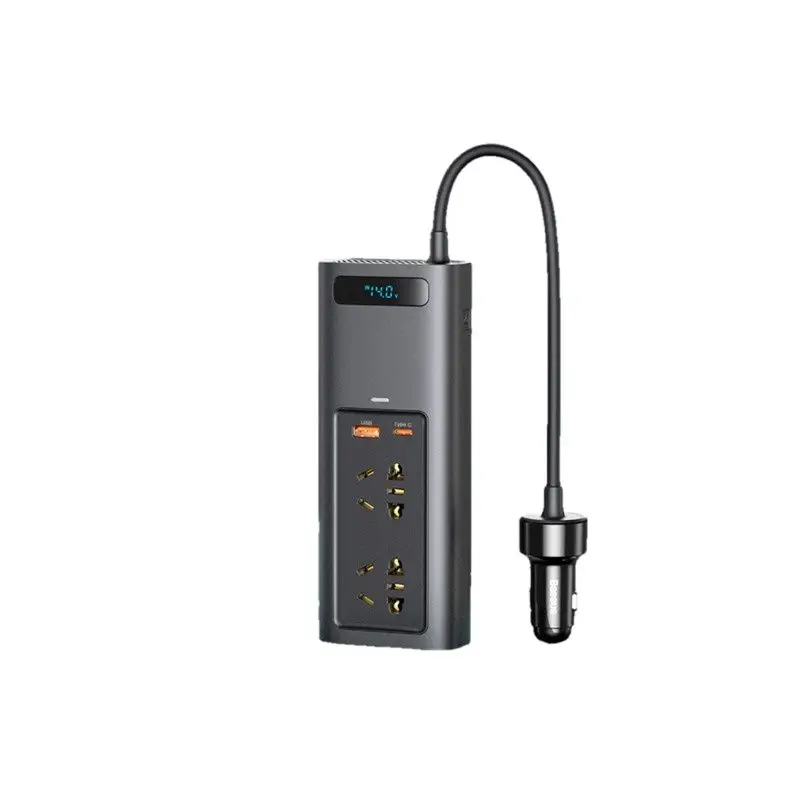 

youpin Home Smart Official Store Baseus Car Inverter DC 12V To AC 110V Auto Converter Inversor USB Type C Fast Charger Adapter