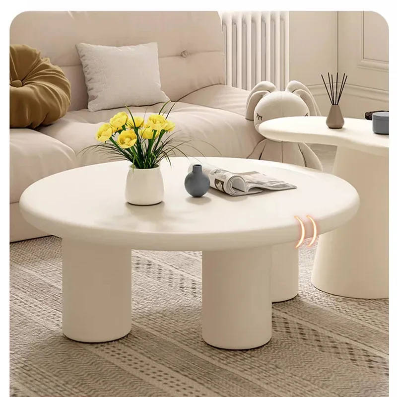 Круглый роскошный журнальный столик современный дизайн минималистичный