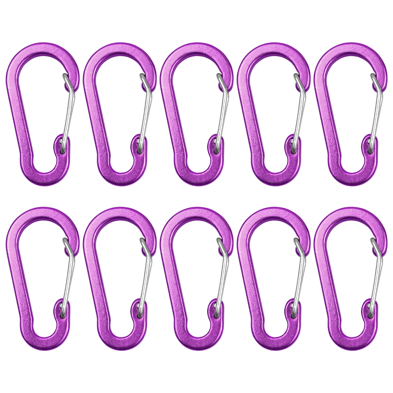 10 шт./5 упаковок брелок из алюминиевого сплава