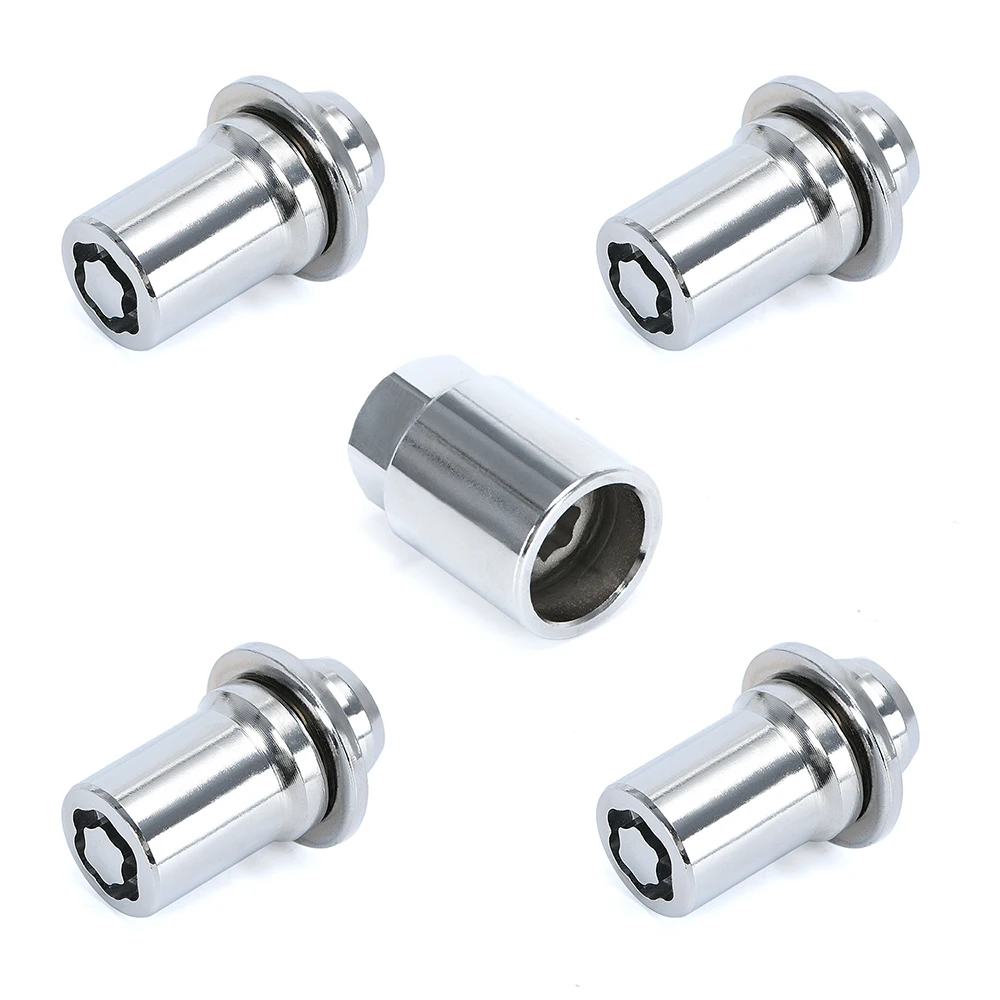 4 гайки + 1 ключ противоугонный высота 44 мм набор стопорных гаек для колес M12x1 5 Toyota