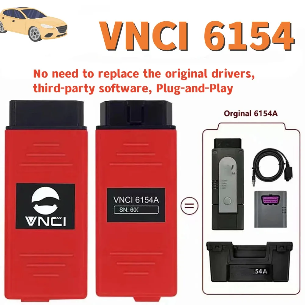 Новейший VNCI 6154A поддерживает современное программное обеспечение для ODIS 9,10 и может FD-протокола, оригинальный диск лучше, чем SVCI 6154