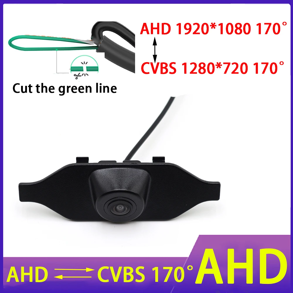 

ZJCGO Автомобильная камера переднего вида AHD 1080P Водонепроницаемая CCD ночного видения для Land Rover Range Rover Sport L494 Facelift 2018 ~ 2022