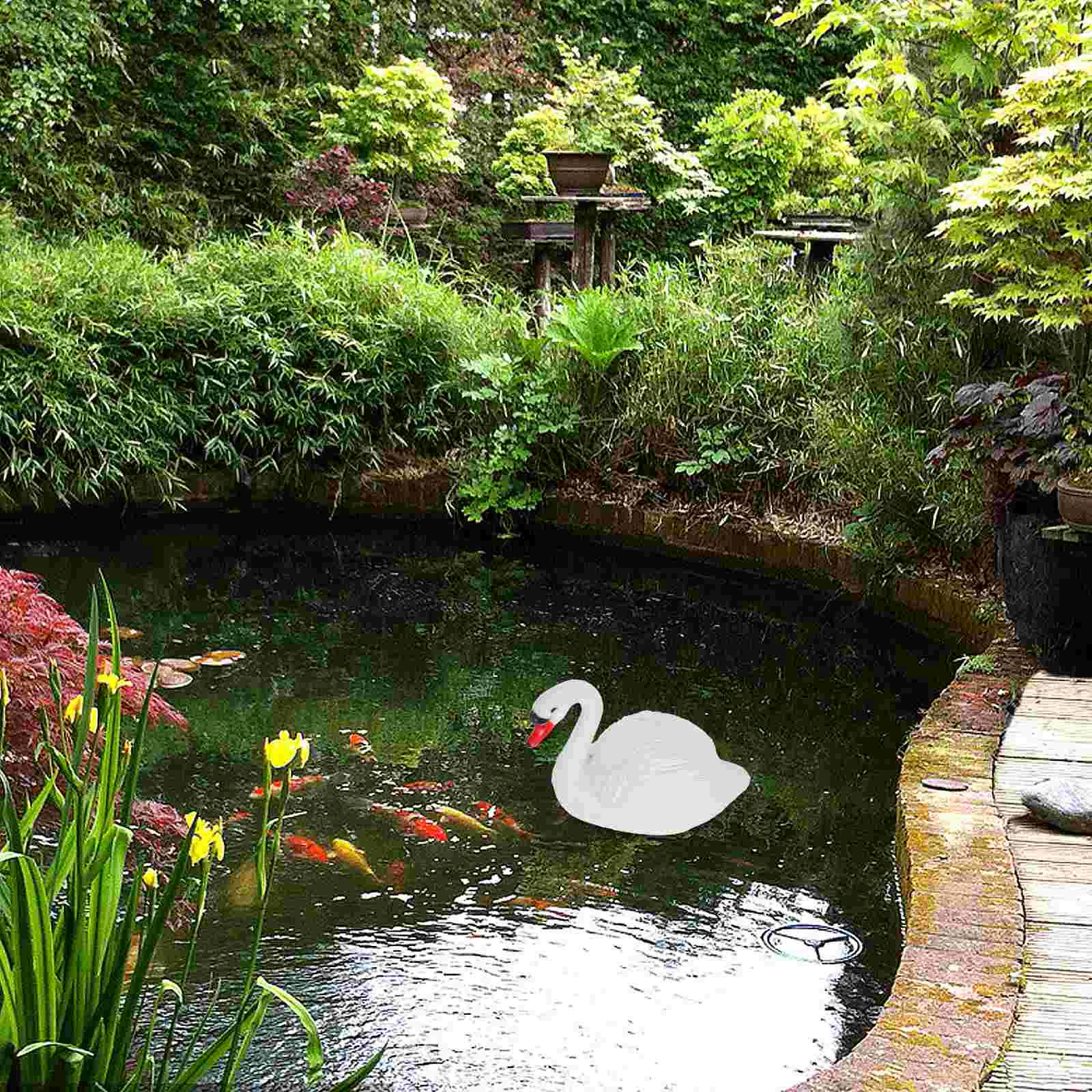 Плавающая водная вилла пруд лебедь бассейн гусь фигурка реалистичные приманки