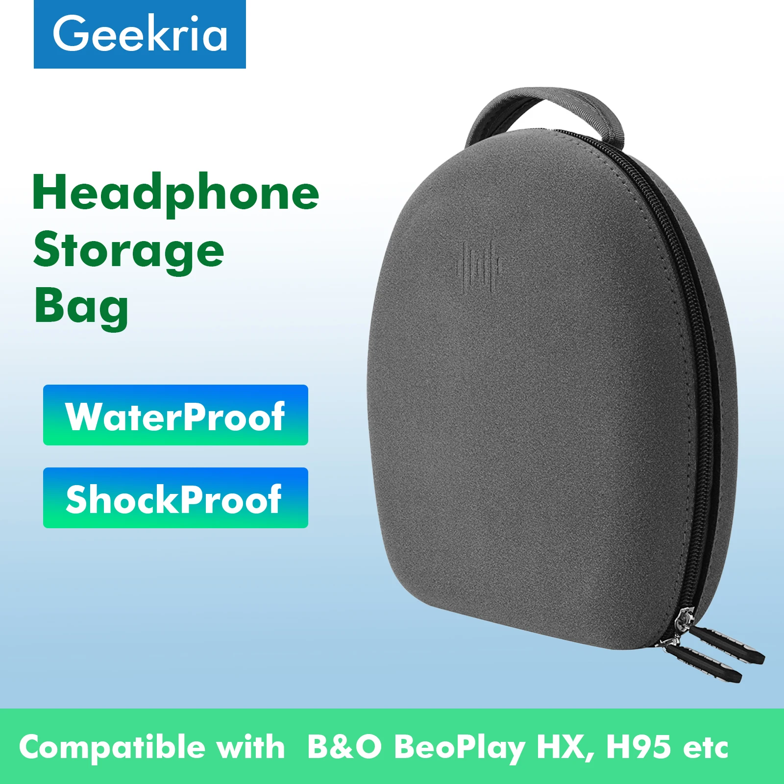 

Чехол для наушников Geekria для B & O BeoPlay HX H95 H9 H9i H8 H8i H7 H6 H2, жесткие портативные наушники Bluetooth, гарнитура, сумка для хранения