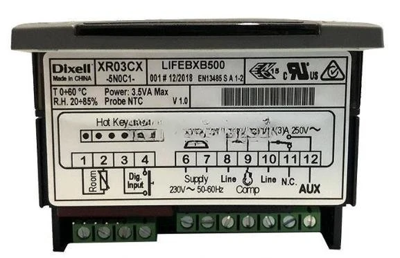 DIXELL XR03CX-5N0C1 новый оригинальный контроллер температуры 1 шт.