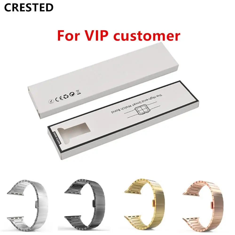 

old customer butterfly strap For Apple watch band 44mm/40mm 42mm/38mm stainless steel wrist iwatch 4 3 5 se 6