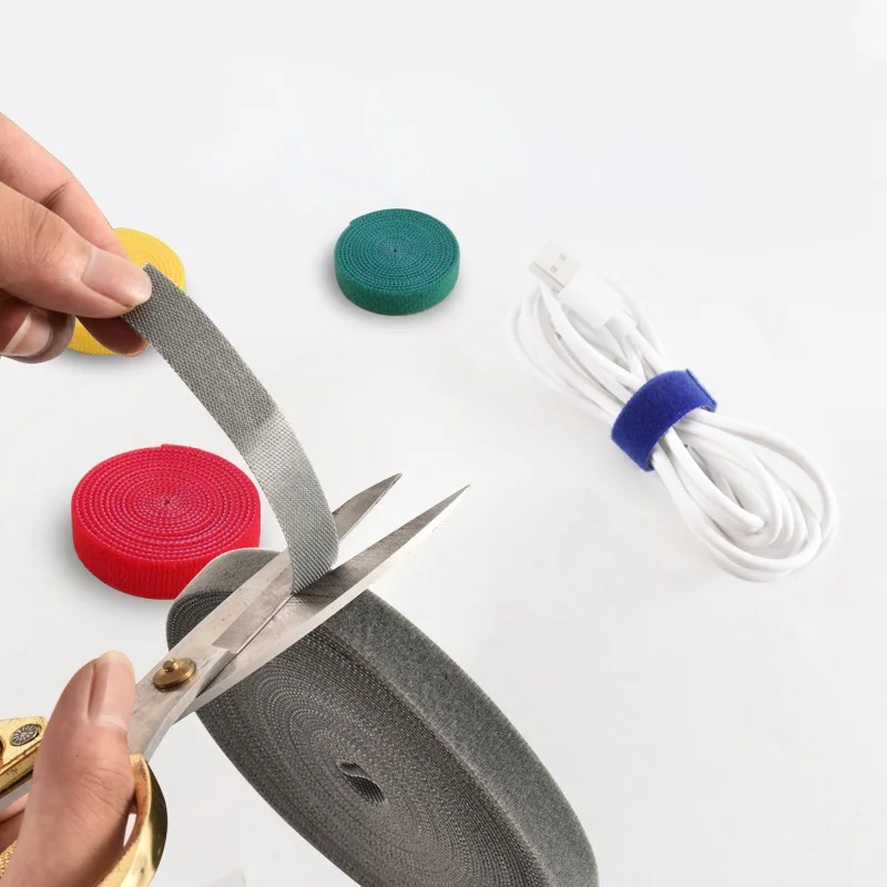 

Многоразовые Кабельные стяжки, 15 мм x 1,5 м, двусторонние крючки и петли для пришивания кабеля, рукоделие