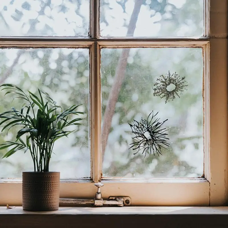 Наклейки на окно с отверстием для пули забавная наклейка выстрела наклейки