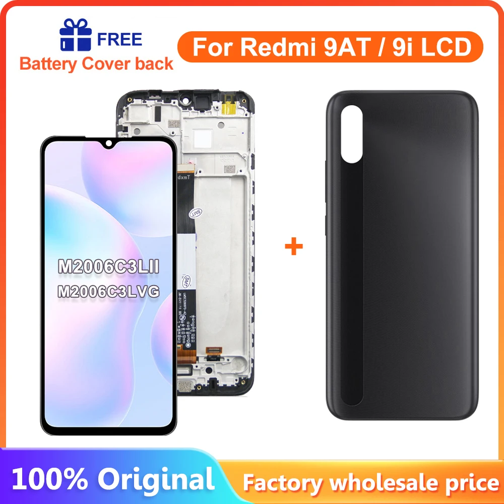 

6.53'' Original For Xiaomi Redmi 9i M2006C3LII LCD Display Touch Screen Digitizer Assembly For Redmi 9AT Global M2006C3LVG LCD