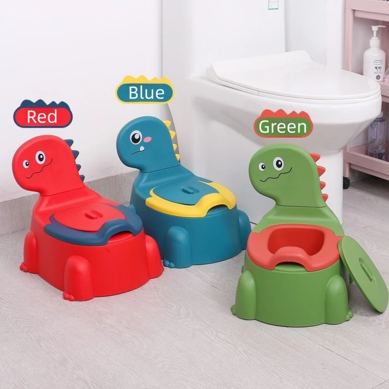 

1-6 Years Children's Pot Cute Dinosaur Baby Toilet Easy to Clean Baby Potty Portable Stool Boys And Girls Safe Trainer Seat WC