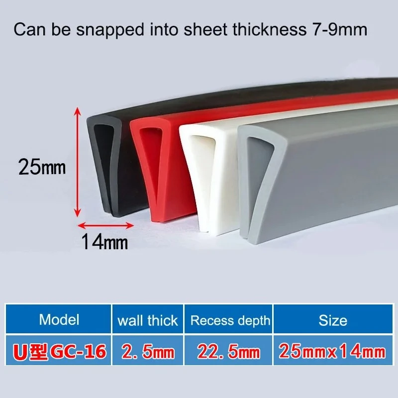 

1/3/5/10 м силиконовая U-образная стеклянная лента для предотвращения столкновений, универсальная металлическая панель, стеклянный край стола, защитная уплотнительная лента