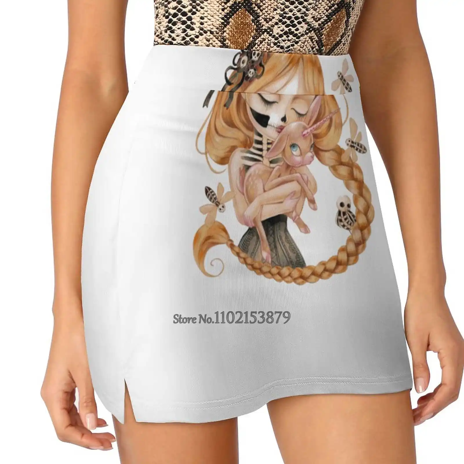 Зачарованный Kiss Of The Undead Beauty Летние женские шорты Юбка 2 в 1 юбка для фитнеса йоги