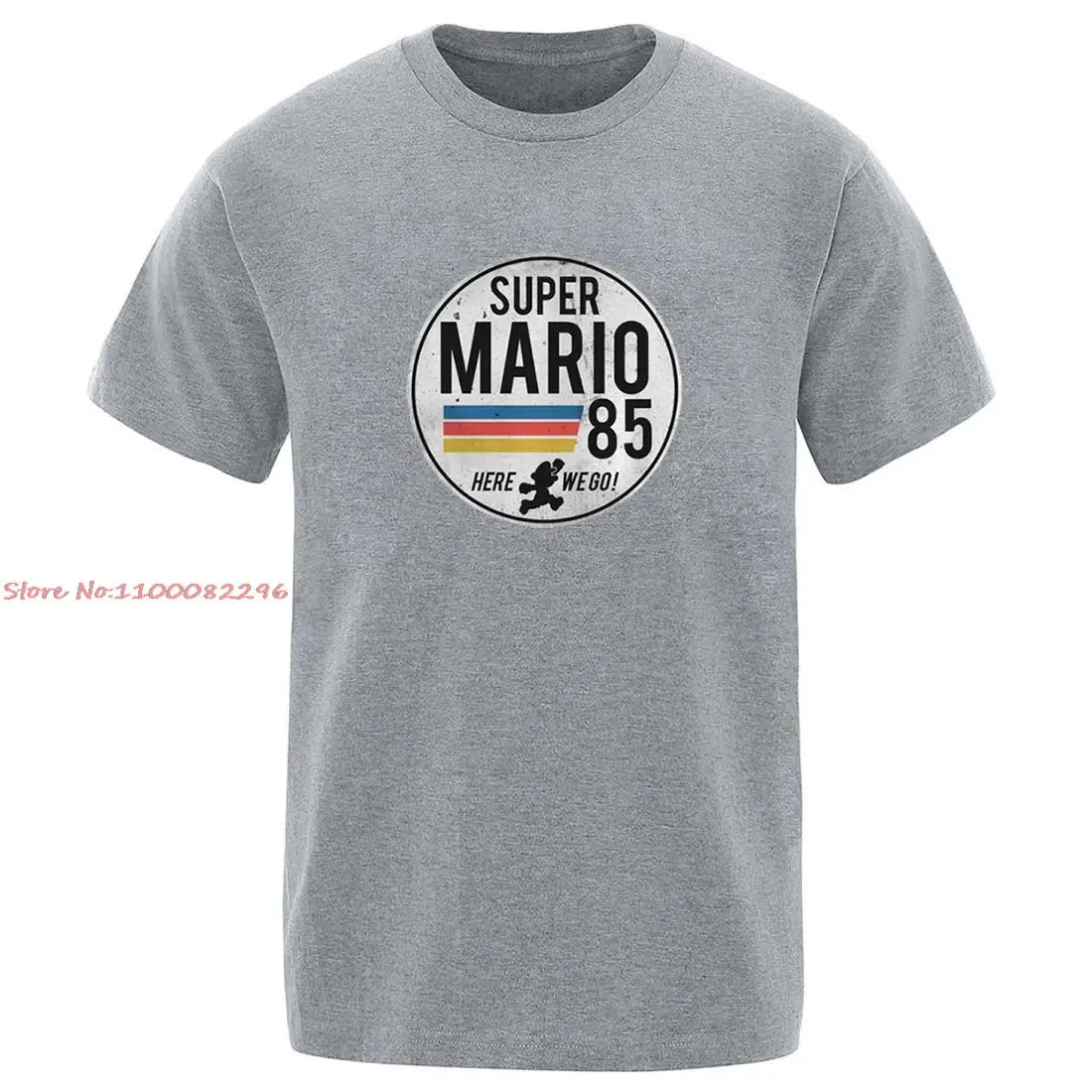 

Mans solid color Streeatwear 100% cotton cool summer short sleeve Funny Cartoon Plumber man popular t-shirts 2022 New t shirt