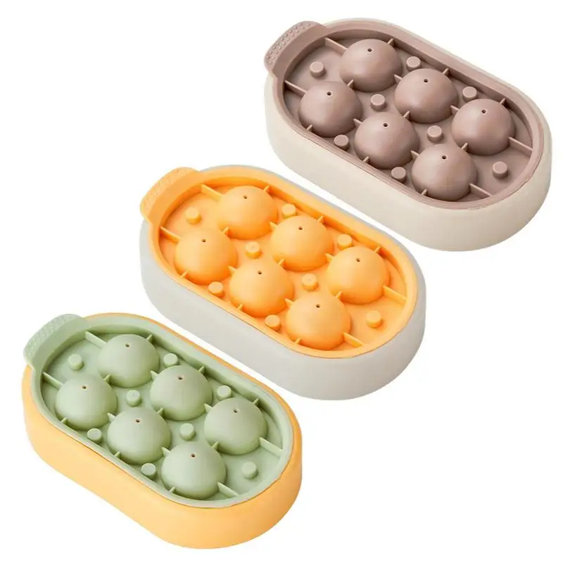 

Cocktail Ice Cube Molds Silicone Ice Cube Trays With Lid Silicone Ice Makers Easy Demolding Flexible Non Stick Ice Mold