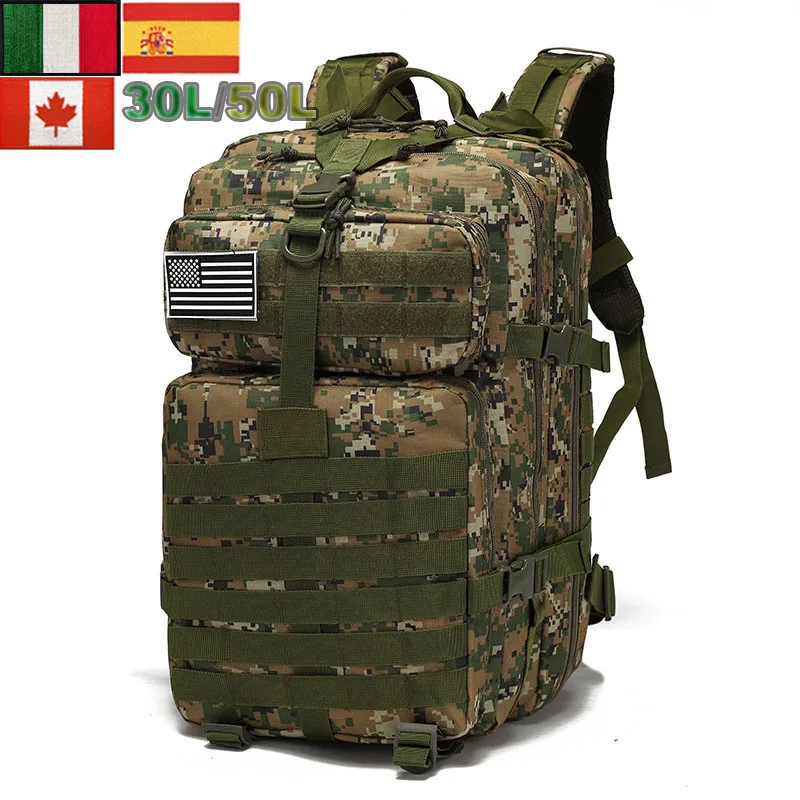 

Мужской водонепроницаемый рюкзак из полиэстера 900D, 30 л, 50 л, 3P