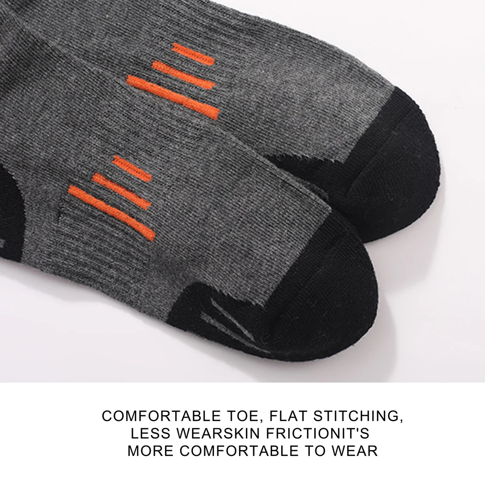 Носки мужские хлопковые толстые повседневные короткие дышащие черные до
