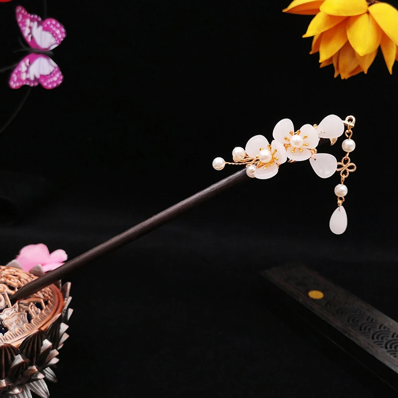 

1 шт., винтажная деревянная заколка для волос в китайском стиле