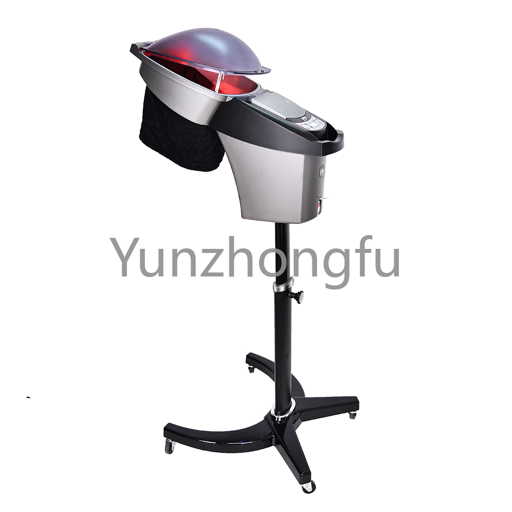 

Salon Spa Hair Steamer Rolling Stand Hooded Hair Coloring Perming Conditioning Steamer Hair Care Machine Heating Evaporation
