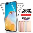 360 прозрачный силиконовый чехол для Samsung A21S A01 A11 A31 A41 A51 A71, чехол на весь корпус для Galaxy S20 FE S10 Lite A10 A20E A30S A50 A70