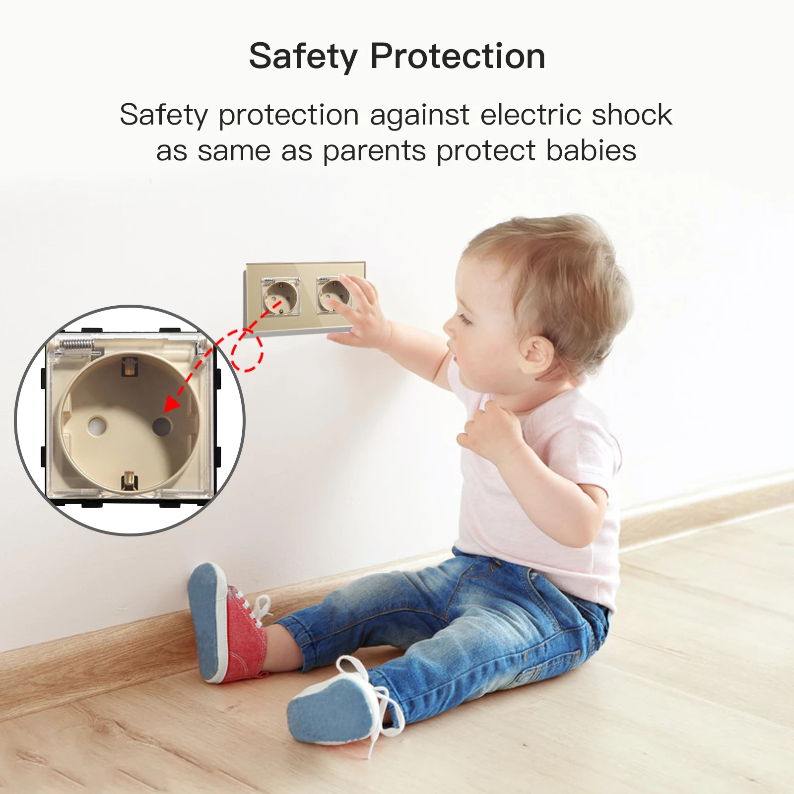 Водонепроницаемая электрическая розетка BSEED 16 А 3 цвета | Электроника