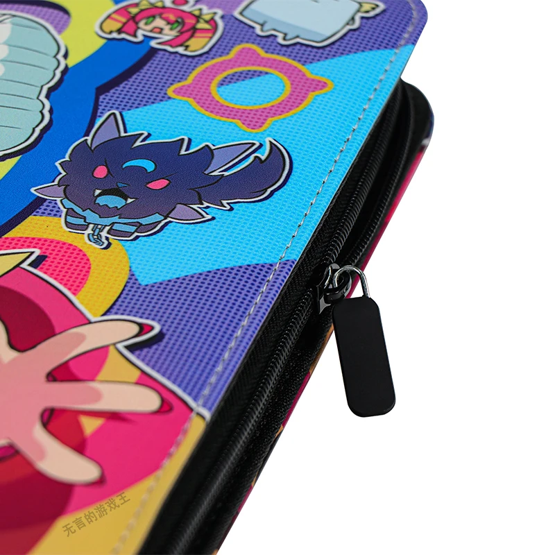 9 карманов аниме карточки альбомы Премиум папка с молнией для 360 карт боковые