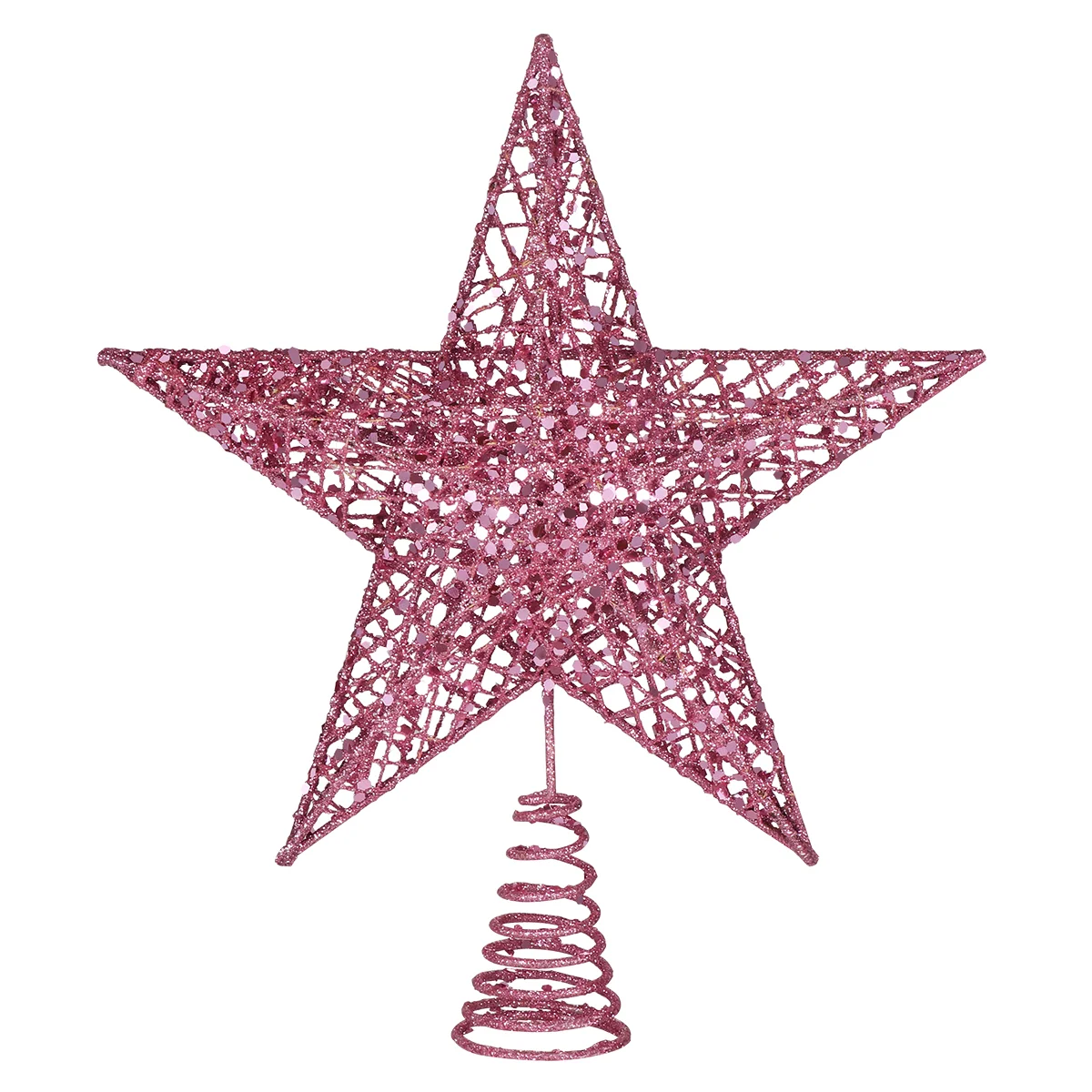 

Amosfun 25cm Christmas Tree Star Topper Glittering Christmas Tree Pendant Ornaments Christmas Decorations for Home New Year