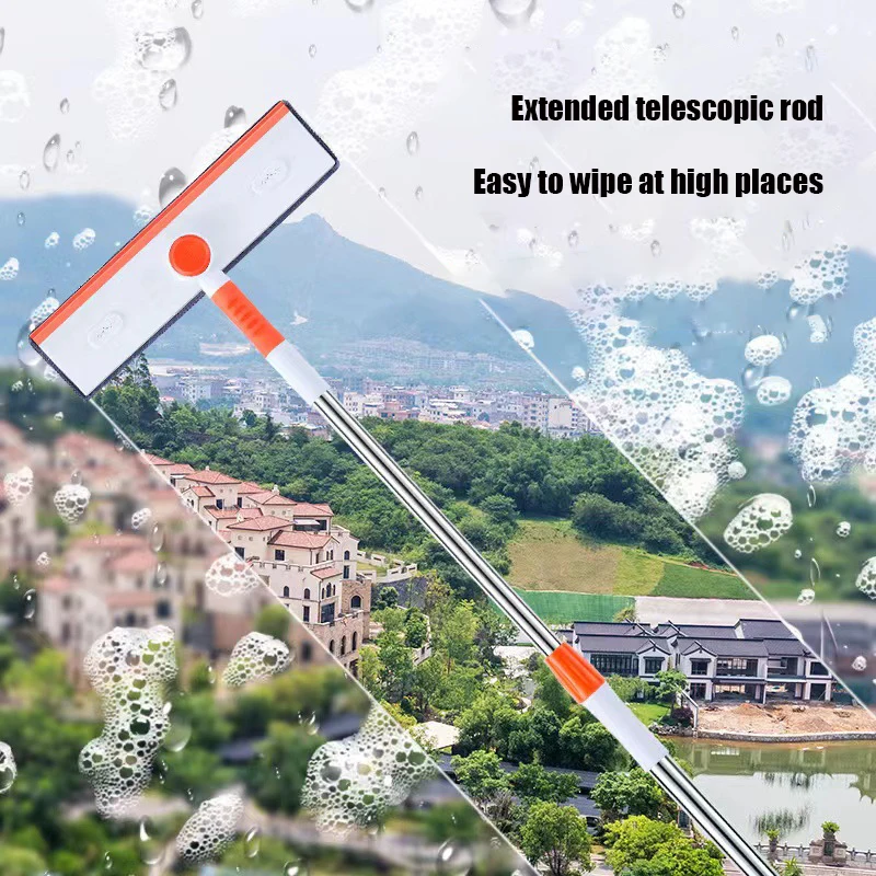 

Supplies Cleaner Window Cleaning Clean Glass Scraper Dust Telescopic Brush Microfiber Household Squeegee Multi-function Soft Mop