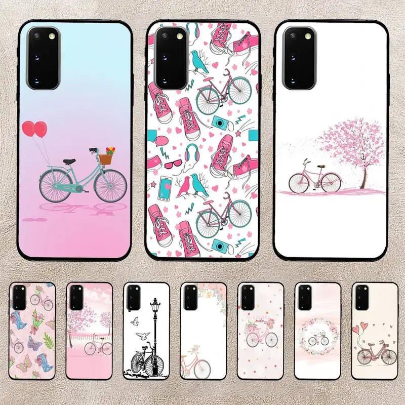 

Bicycle Illustration Phone Case For Huawei Honor V30 50 60 70 Pro 9lite 9xpro Cover Coque Funda