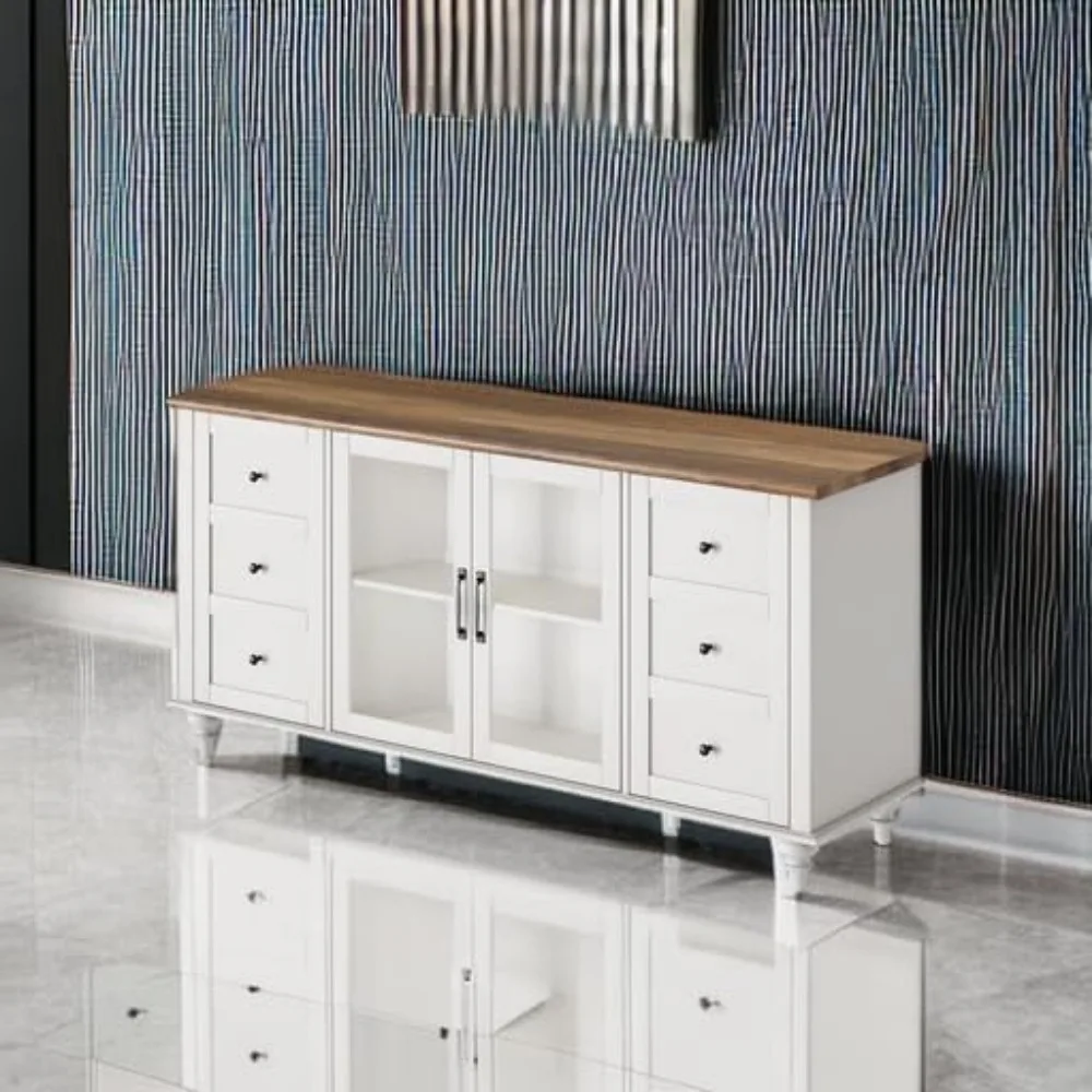 Шкафы-буфет со стеклянной дверью кухонные шкафы для хранения деревянные