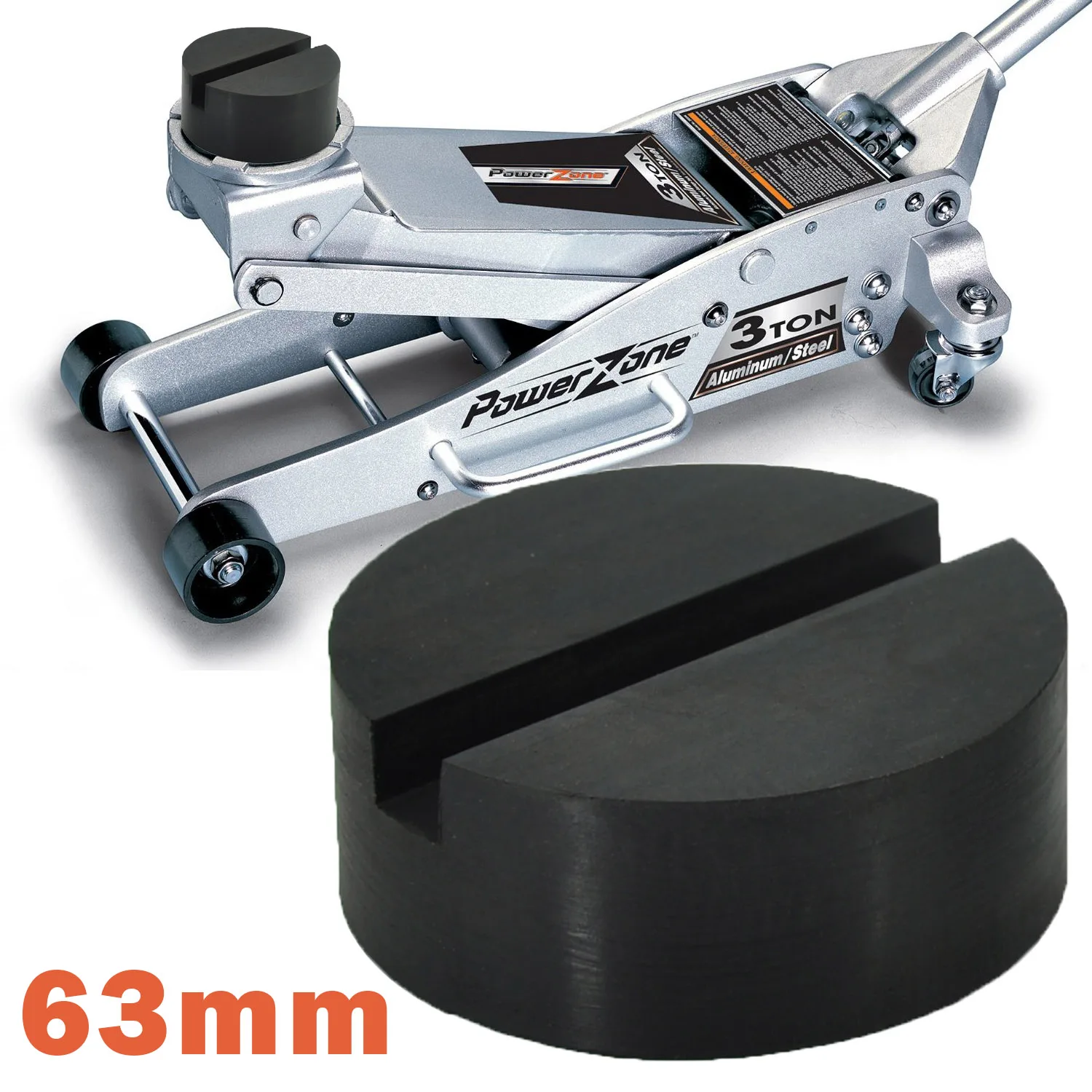

Car Slotted Pucks Adapter Floor Jack Rubber Pads Jacking Lift Stand Pinch Frame Rail Protector Puck Universal For VW Audi Toyota