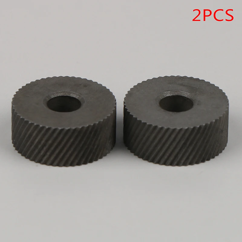 

2pcs Anti Slip Diagonal Coarse 1.0 Reticulate Knurling Wheel For Metal Lathe