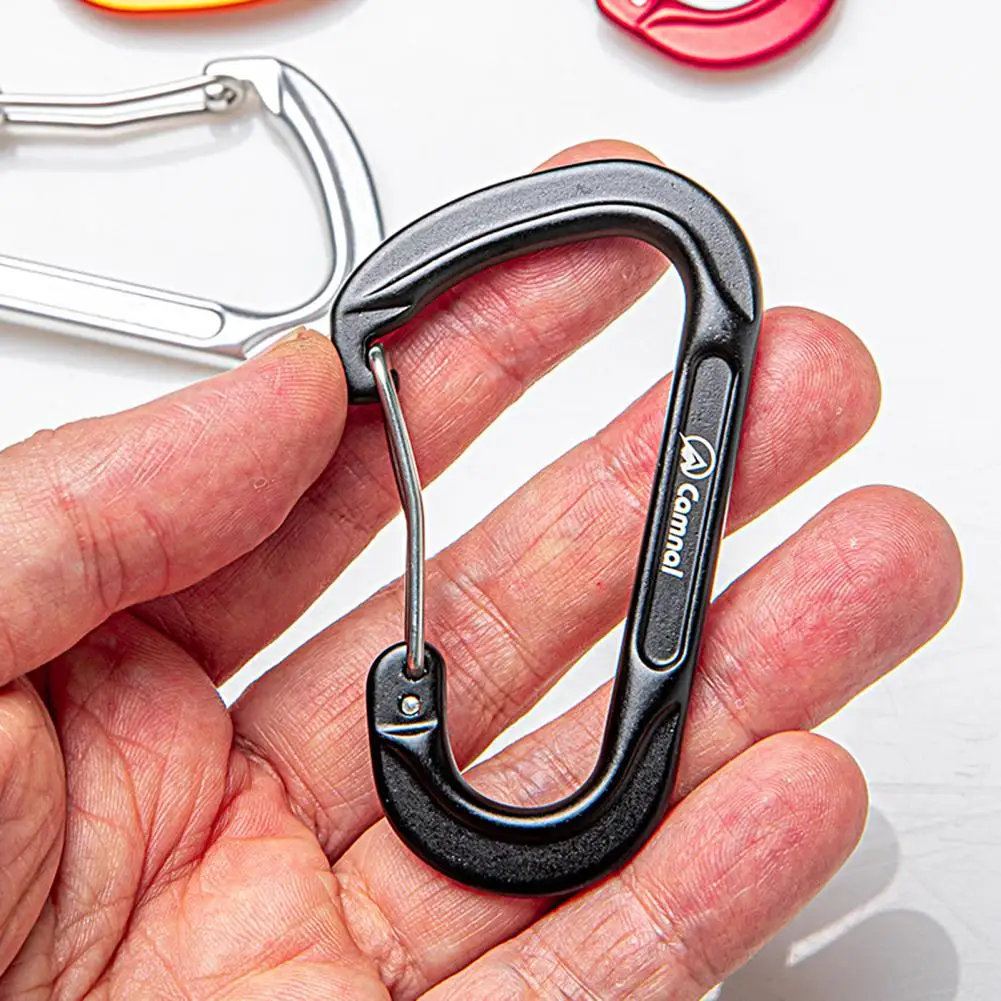 

Ultra-light Useful D Shape Mountaineering Buckle Hook Aviation Aluminum Mountaineering Buckle Durable for Outdoor