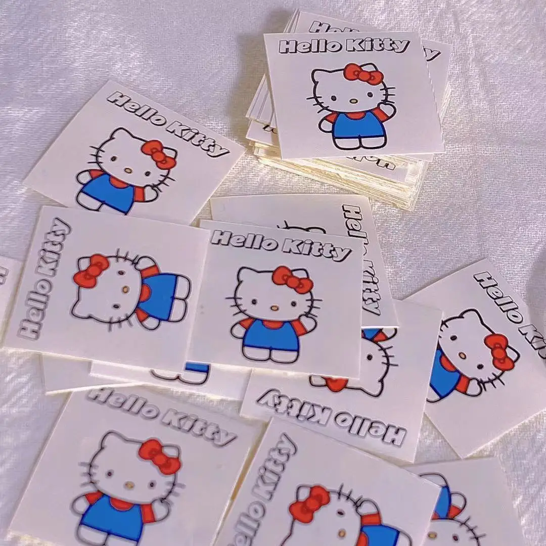 

Hello Kitty Cartoon Limited Stickers Sealing Paste Decorative Sticker Phone Case Computer Decoration Girl Heart Stickers 200pcs
