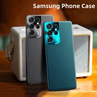 leather phone case for samsung galaxy s22 s21 ultra s22 plus s21 fe 4g 5g cases camera protection cover for samsung s 22 21