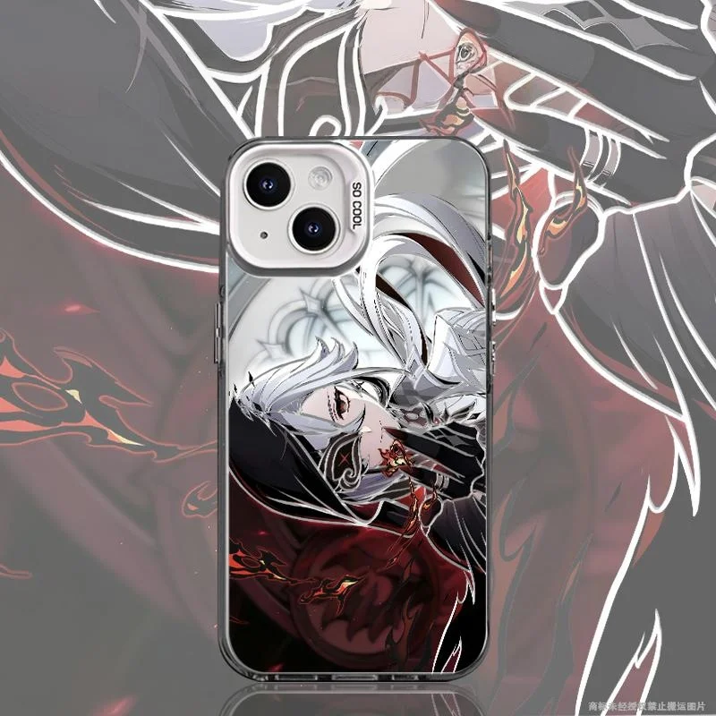 3D-чехол для телефона Genshin Impact с Фатуи для Samsung Galaxy S22 S23 S24 S25 S26 Ultra Plus, для iPhone 17 16 15 14 Pro Max, аниме-чехол (art.: 3920da365fe19) - 3920da365fe19