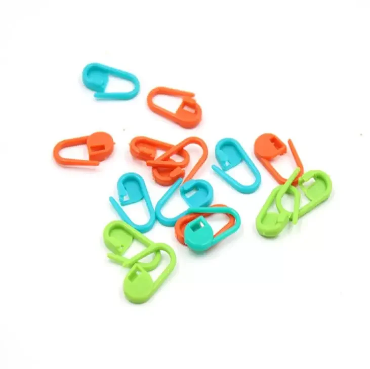 

50Pcs Mini Knitting Crochet Locking Stitch Markers / Can Also Be Used as A Nappy Pin on A New Baby Greeting Card