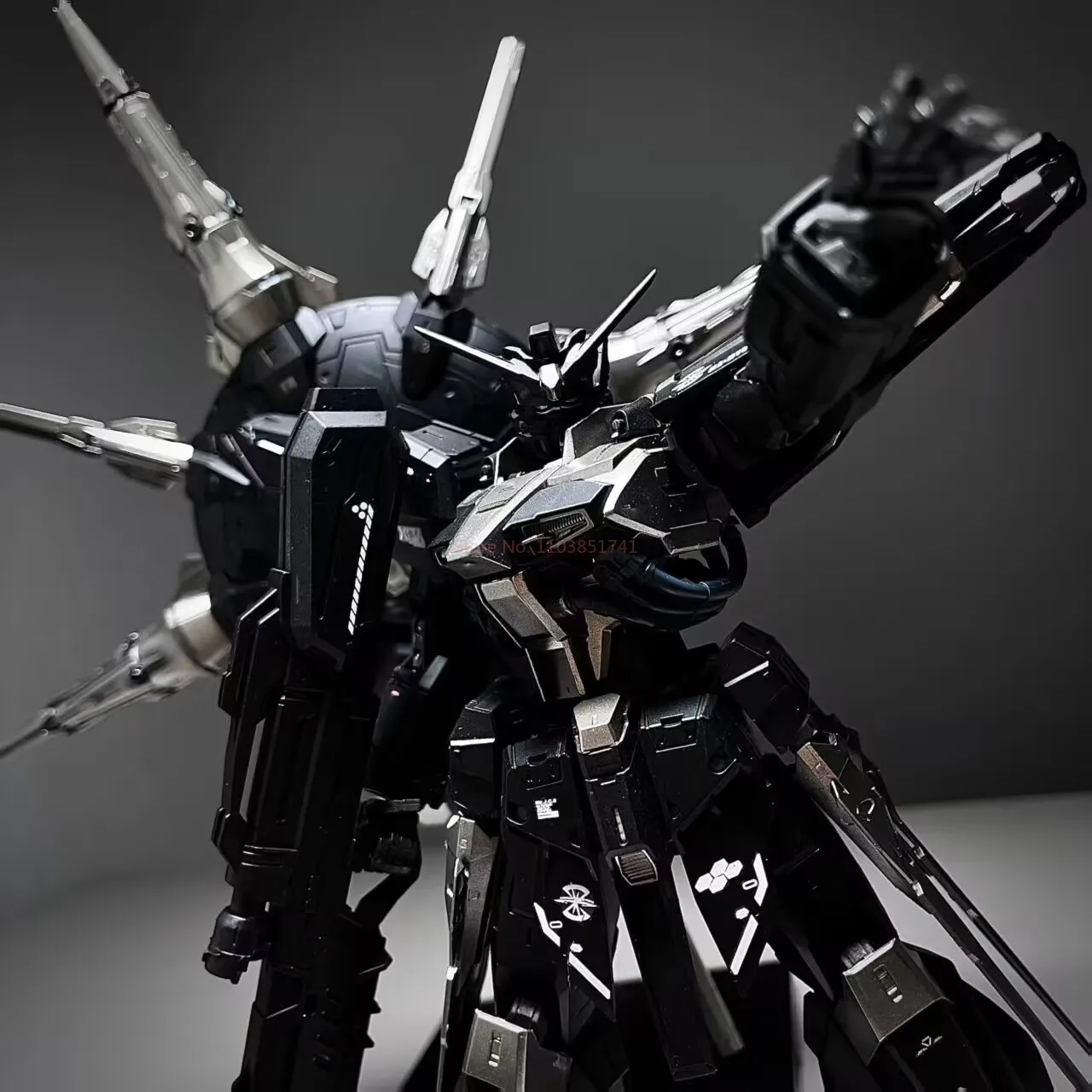 Фото Модель Huiju 1/100 MG ZGMF-X13A Providence Black: Сборный набор, фигурка робота, пластиковая модель робота, игрушка, подарок ﻿ №5