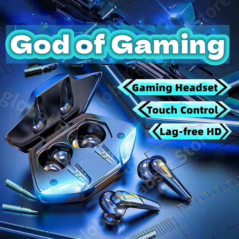 

Bluetooth Earphones 5.0 Wireless Headphones Sports LED Display Gaming Earbuds HIFI Stereo Bass Headset Gamer with Mic for xiaomi