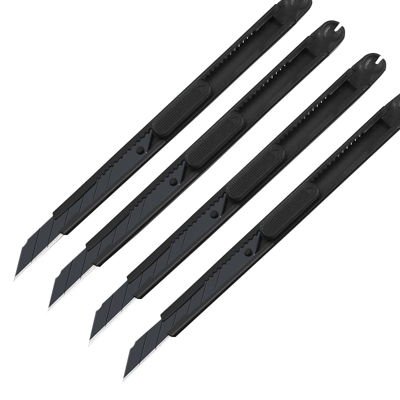

Stainless Steel Utility Knife Small Portable Metal Handle Knife Sharpener For Carton Box Cutter Stationery Supplies Paper Cutter