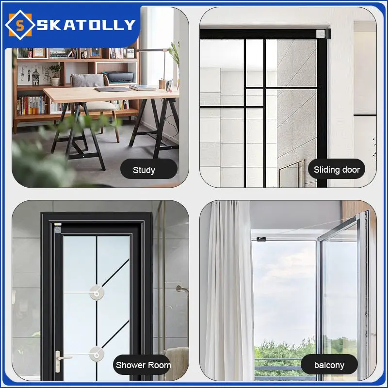 

Автоматический дверной ограничитель для офиса, кухни, ванной, спальни, дверная пробка, Регулируемый датчик, без перфорации, многофункциональный, антикоррозийный