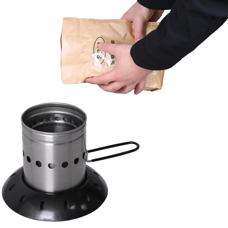 LIGHT WEIGHT PELLET CAMPING STOVE